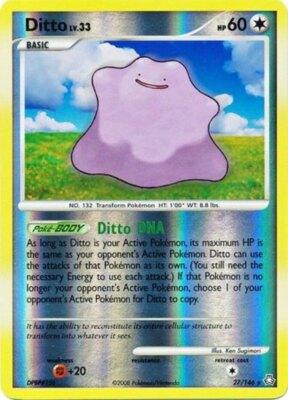 Legends Awakened Ditto [Reverse Holo] Pokémon card